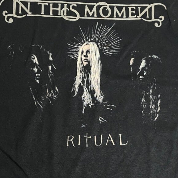 In This Moment "Ritual" NOS Adult L Black T-Shirt - Picture 2 of 5